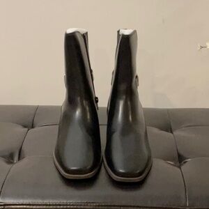 Journee Collection Black Ankle Booties